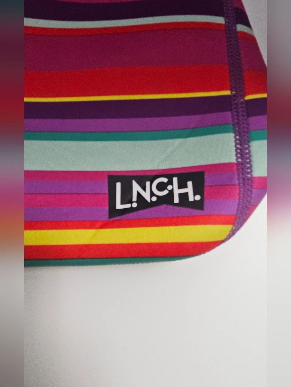 Artic Zone L.N.C.H. Striped Neoprene Insulated Lunch Bag / Cooler